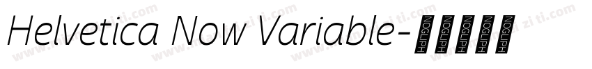 Helvetica Now Variable字体转换